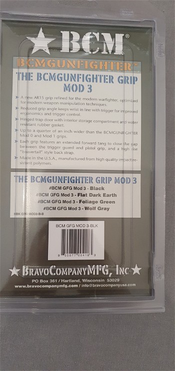 Afbeelding 3 van BCM gunfighter grip mod 3 realsteal