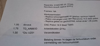 Afbeelding 5 van Novritsch SSR-15 AEG + AMG UH-1 Gen I + 3 Magnifier + Titan charger + Gate Control Station - 1,05J