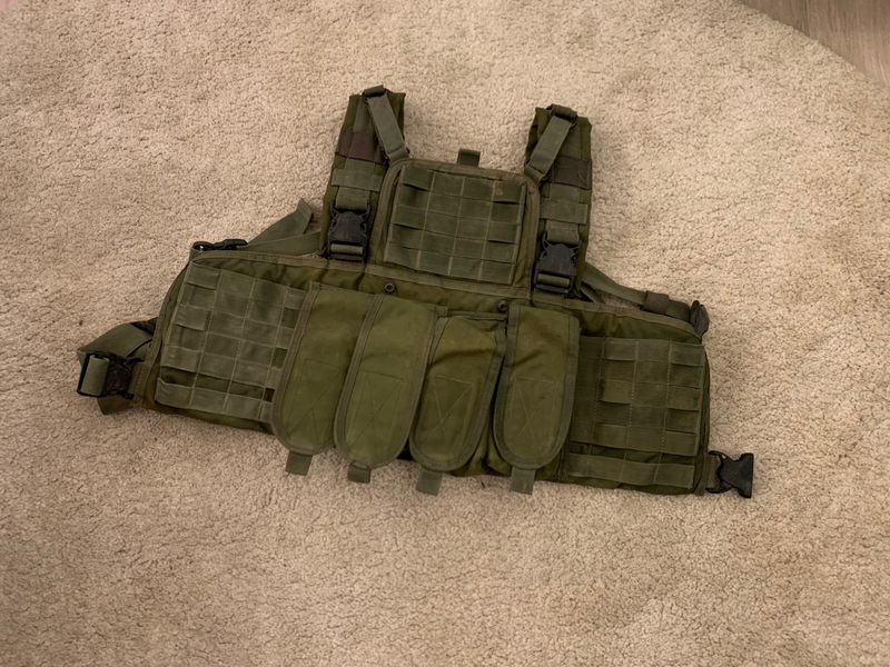 Imagen 1 de Warrior Assault Systems OD chest rig met 4x pouches voor houders