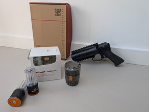 Bild für APS "THOR" 40mm Airsoft Granaatwerper + ACETECH ACEHIVE Starterset