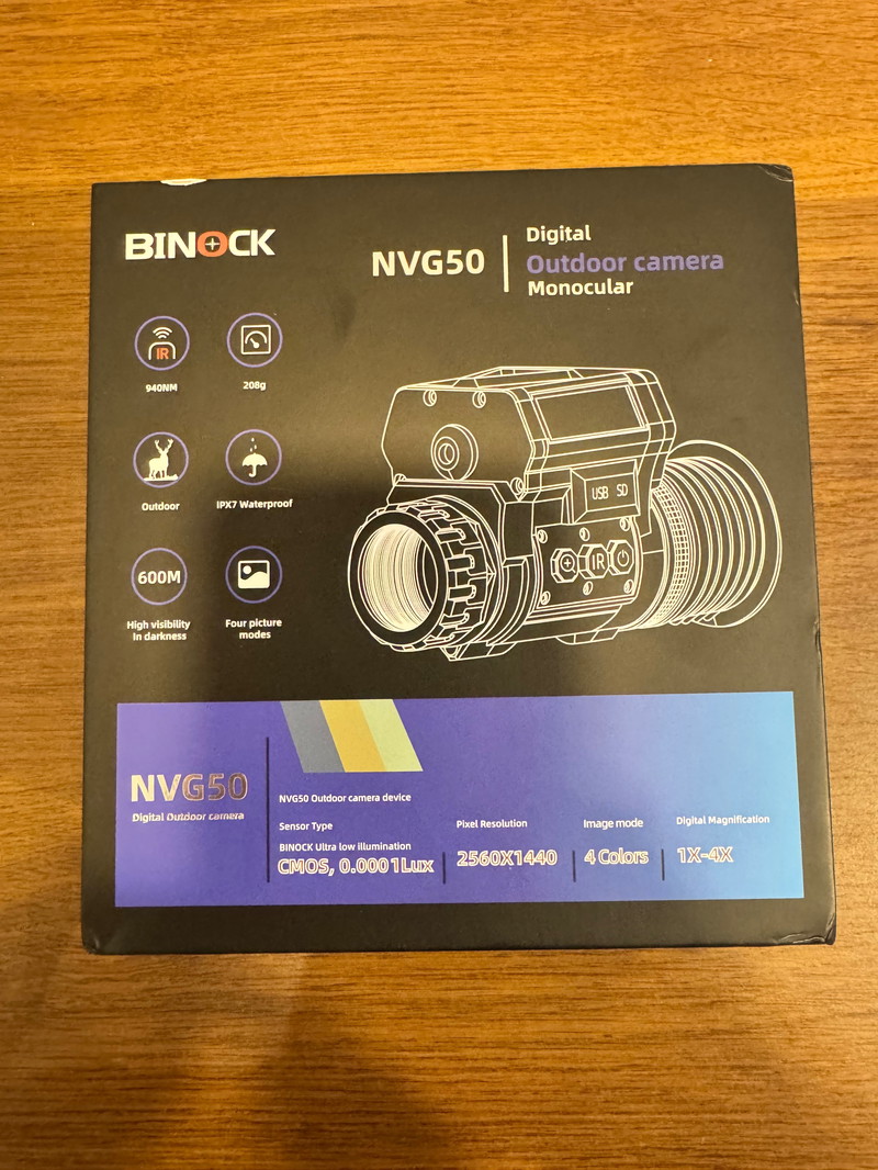 Image 1 for BINOCK NVG50 DIGITALE NACHTKIJKER