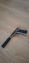 Afbeelding van Wei-ETech PMM Vollmetall GBB 6mm BB silber inkl. Deko-Silencer