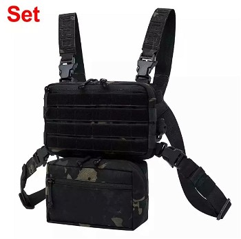 Image 3 for Chest Rig incl. Mag Pouch - Multicam Black