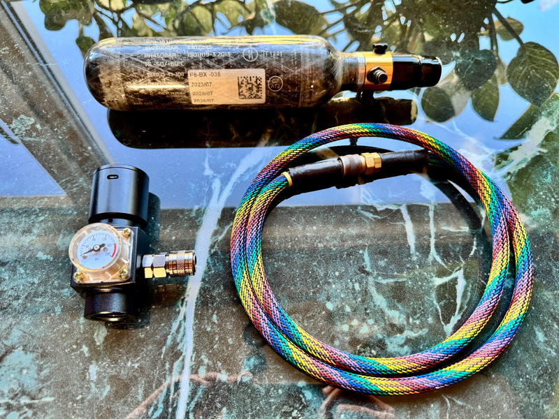 Afbeelding 1 van HPA fles en regulator
