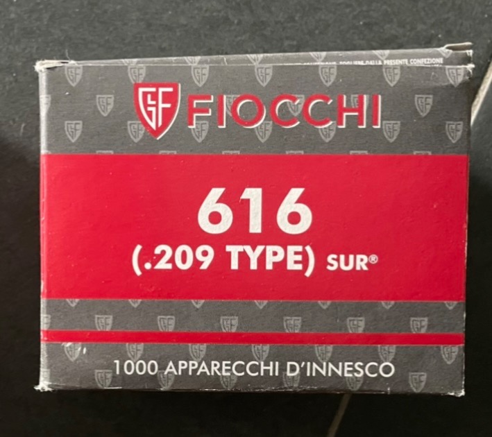 Fiocchi .209 1000 Primers for Tectonic Innovation Grenade Airsoft Bazaar