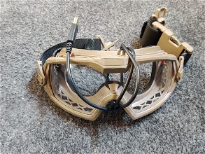 Afbeelding van FMA Bril Helmet met ventilator op USB