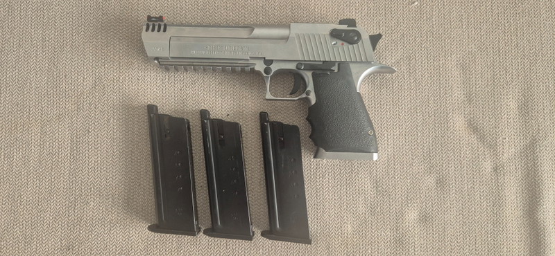 Image 1 for Desert Eagle L6 silver + mags