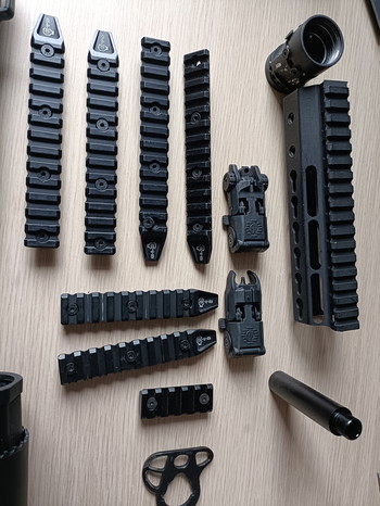 Bild 3 für CRS PDW stock, stock, keymod/picatinny rail, tippmann flip sights, sling mount, handguard