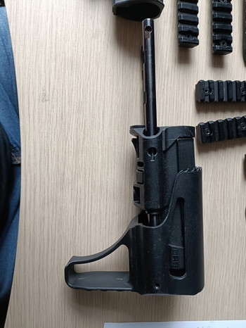 Bild 4 für CRS PDW stock, stock, keymod/picatinny rail, tippmann flip sights, sling mount, handguard