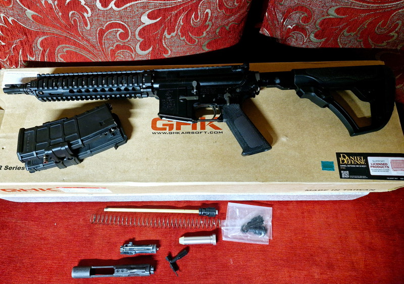 Afbeelding 1 van GHK MK18 GBB HPA 400rds Mag and Upgrade