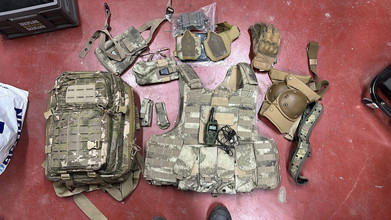 Image pour Airsoft gear vest , backpack , gloves
