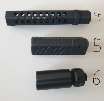 Afbeelding 2 van 3D  geprinte silencers