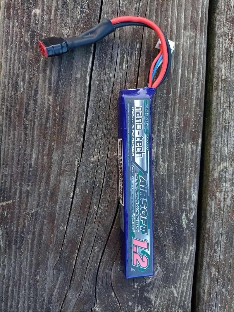 Image 1 for Turnigy nano-tech 7.4 1200mah lipo met deans