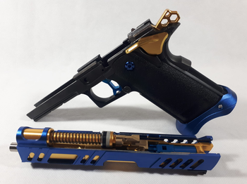 Image 3 pour NIEUW Conqueror Slide upgraded incl Internals - Blauw / Gold