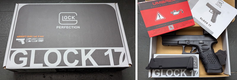 Imagen 1 de GHK Glock 17 GBB Steel Slide Version, +2 mag plate, rubber grip, Glock case