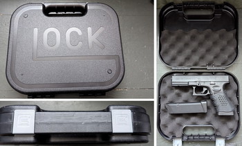 Imagen 5 de GHK Glock 17 GBB Steel Slide Version, +2 mag plate, rubber grip, Glock case
