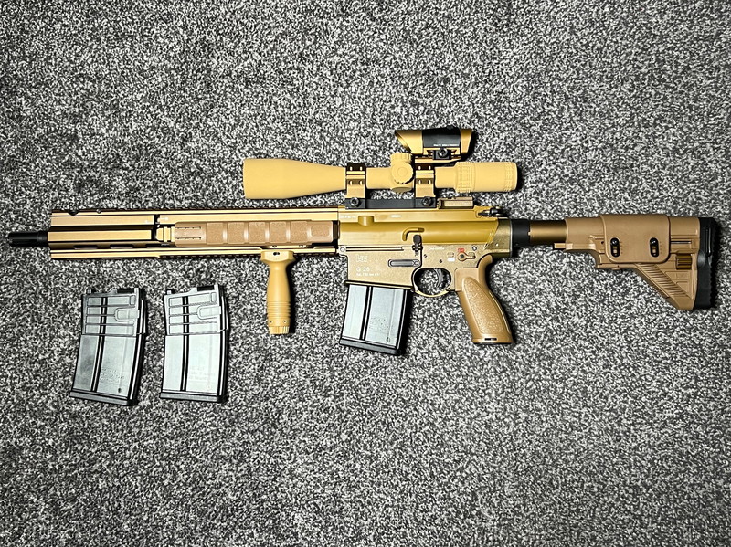 Bild 1 für VFC G28 GBB (DMR semi only) + scope & red dot, 3 mags