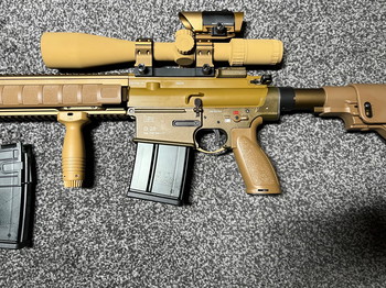 Bild 2 für VFC G28 GBB (DMR semi only) + scope & red dot, 3 mags