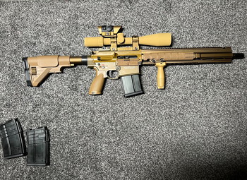 Bild 3 für VFC G28 GBB (DMR semi only) + scope & red dot, 3 mags