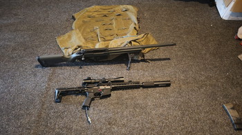Afbeelding 2 van Te Koop: Complete Airsoft Set Sniper HPA M4 (Kythera)  Gear BONUS