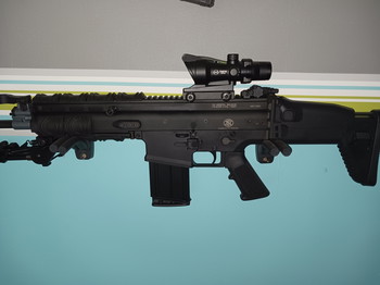 Image 2 for We Scar H Open Bolt   Gbbr 1 mag  + bipod + theta optic + rail covers