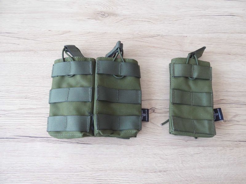 Image 1 for Double en single m4 mag pouch