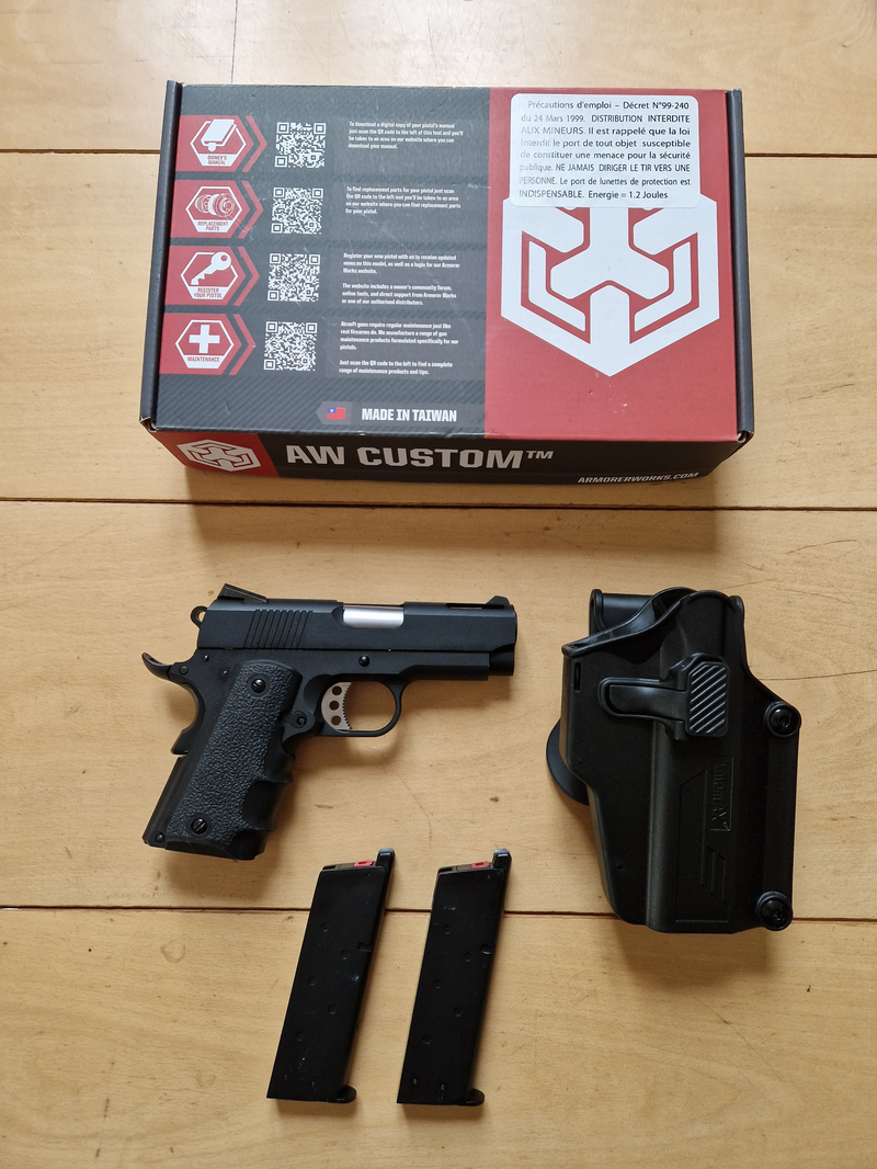 Image 1 pour Armorer Works Custom 1911 V10 Ultra Compact GBB (NE1002)