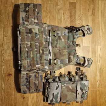 Bild 5 für Tactical plate carrier vest +m4 mag pouch