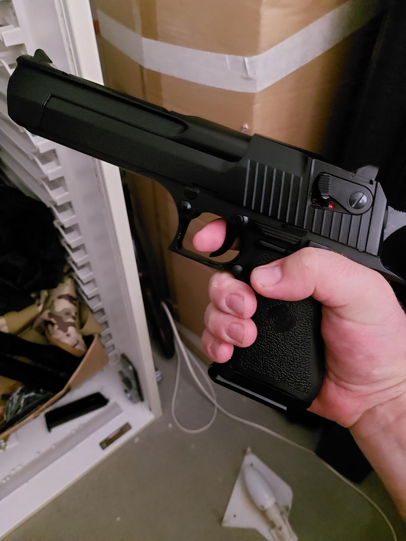 Afbeelding 1 van X DESERT EAGLE DE .50 BLACK METAL VERSION | CO2 | KWC