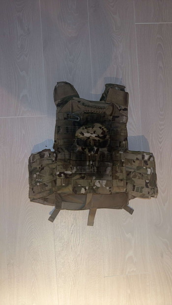 Image 3 pour Invader Gear plate carrier met punisher logo