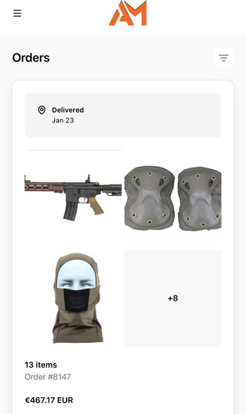 Bild 5 für Jing Gong MC6595M AEG (Half-Tan) + many accessories