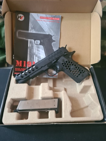 Image 2 for WE 1911 Hex Cut Gen 2 - greengas + quick release holster