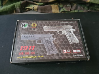 Image 3 for WE 1911 Hex Cut Gen 2 - greengas + quick release holster