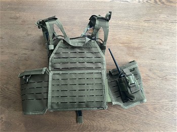 Image 4 pour Z.G.A.N. Invader Gear Reaper Plate Carrier OD GREEN (plus Radio Pouch en fles)