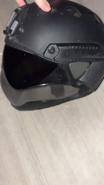 Afbeelding 2 van Te koop: Gebruikte WarQ Airsoft helm
