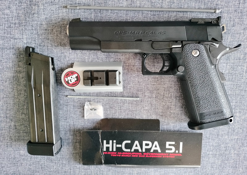 Image 1 for TOKYO MARUI HI-CAPA 5.1 GOVERNMENT MODEL GBB PISTOOL + HOLSTER