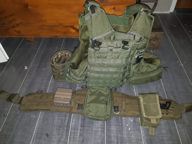 Image 1 for Tactical vest + tactical riem