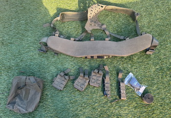 Imagen 2 de Novritsch Battle belt en harness OD green set