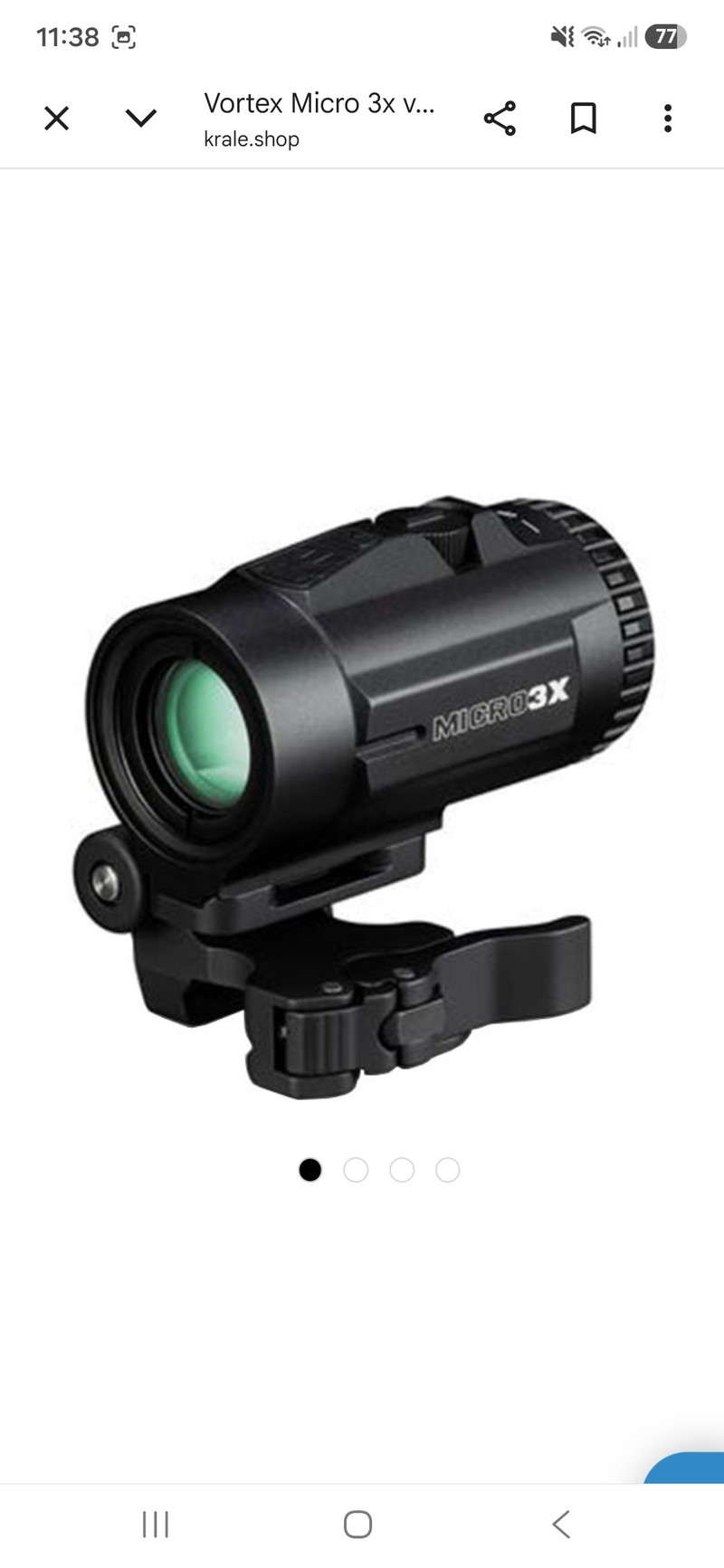 Image 1 for Vortex micro 3x magnifier