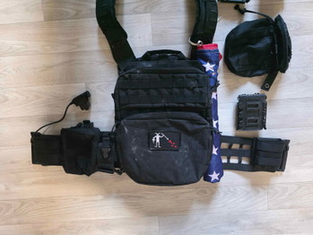Image 3 for Porte plaques 5.11 QR Base noir et accessoires airsoft