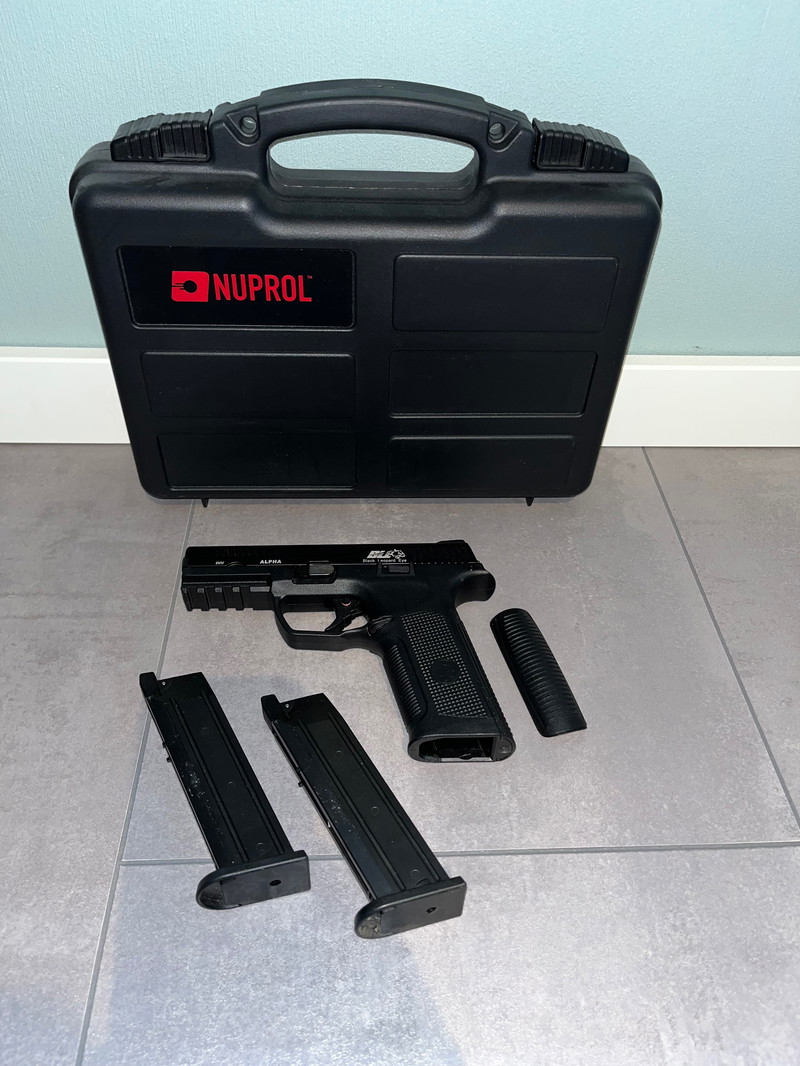 Image 1 for ICS BLE-ALPHA GAS BLOWBACK PISTOL BLACK