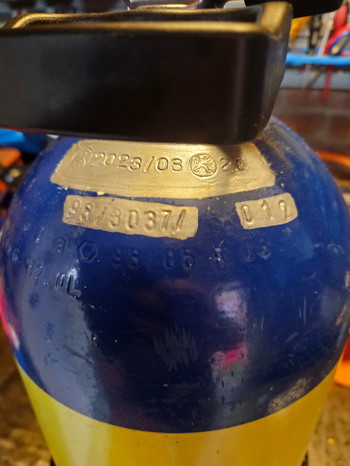 Image 3 pour Hpa 200 barr duikfles gevuld incl vulstation