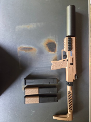 Imagen 3 de VORSK VMP-1X GBB SMG tan versie.