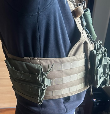 Image 2 pour Gilet tactique TAN + poches OD