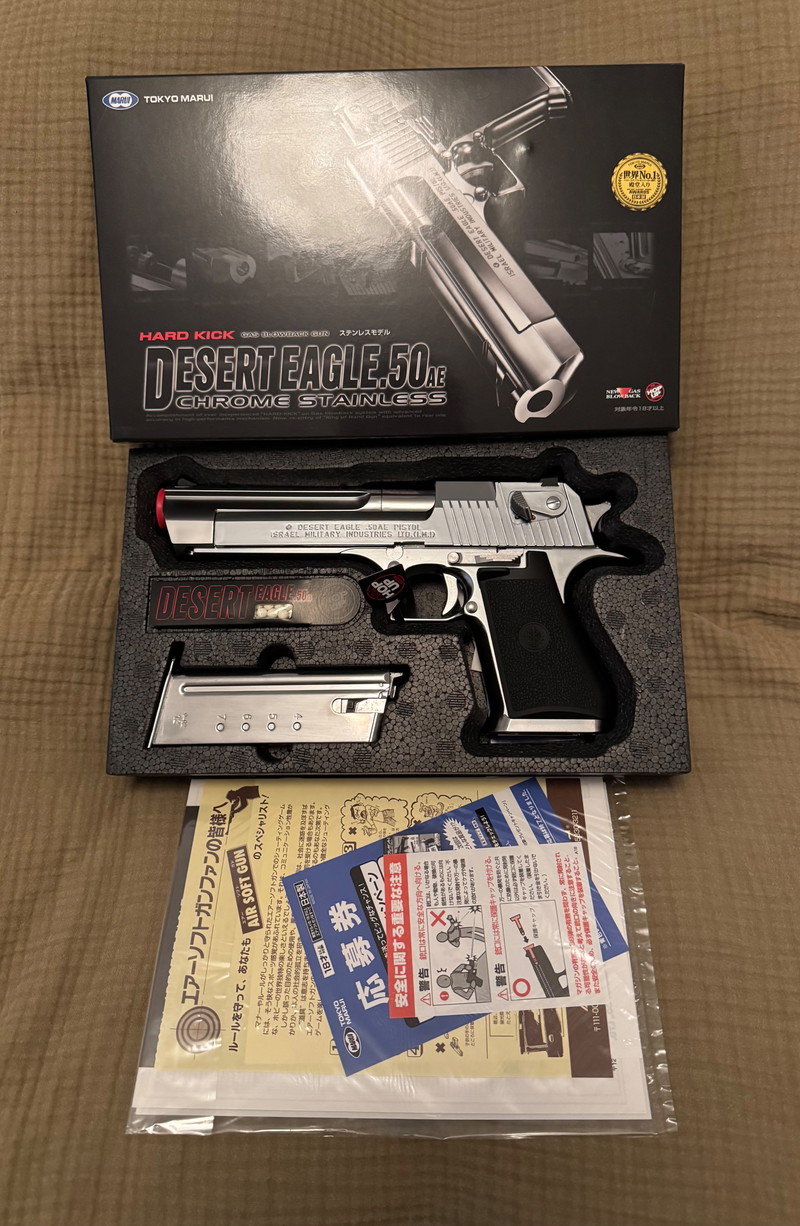 Imagen 1 de Tokyo Marui Desert Eagle .50 Chrome, NIEUW!