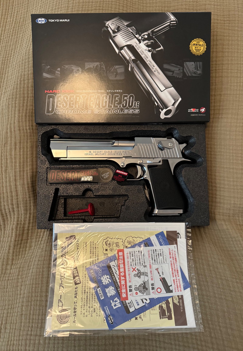Image 1 for Tokyo Marui Desert Eagle .50 Chrome, NIEUW!