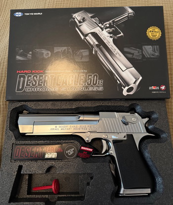 Image 2 for Tokyo Marui Desert Eagle .50 Chrome, NIEUW!