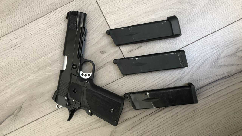 Afbeelding 1 van Kjw 1911 high capa 3 mags