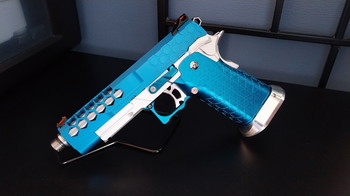 Imagen 3 de Full Custom Hi-Capa 4.3 AM | GSB | EDGE | Blauw/Zilver