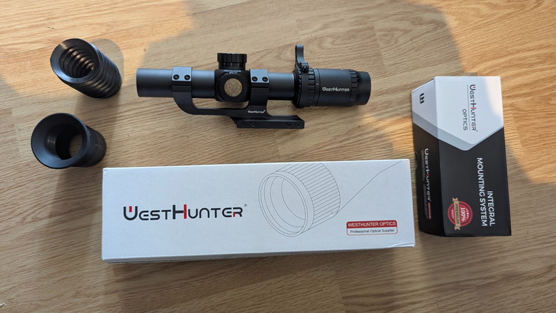 Image 1 pour Red dit T1 et Lunette optique de tir x1x6x24 westhunter HD/IR